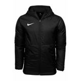 Nike Erkek Kapüşonlu Siyah Suya Dayanıklı Termal Kumaş İçi Polar Çift Cepli Mont