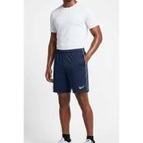 Nike Erkek Lacivert Fermuarlı Cepli Antrenman ve Koşu Şortu Dri-Fit Kumaş