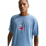 Nike Erkek Mavi Kısa Kollu Tişört 2XL Beden Nike Sportswear Modeli