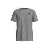 Nike Erkek Sportswear Club T-Shirt (tekli paket), Koyu Gri (Koyu Gri) / Siyah, L