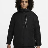 Nike Erkek Sportswear Therma Fit Insulated Kapüşonlu Mont, Bej, XL