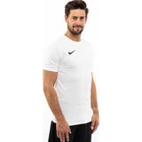 Nike Erkek Tişört Dri-Fit Kumaş - S - Beyaz