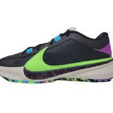 Nike Erkek Zoom Freak 5 Basketbol Ayakkabısı, Siyah/Mor/Neon, 43 EU