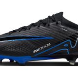 Nike Erkek Zoom Vapor 15 Elite Fg düşük, Siyah Mavi Siyah Krom Hyper Royal, 40 EU