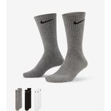 Nike Everyday 3'lü Çorap Krema Pembesi Renk Unisex Hafif Özellik Türkiye Menşeli - 34 - 36