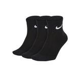 Nike Everyday Lightweight Training Ankle Socks 3lü Paket Unısex Siyah Çorap - SX7677