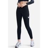 Nike Fast Dir Fit Mid Rise 7/8 Length Tight Fit Running Legging Kadın Koşu Tayt Siyah
