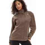 Nike Fast Repel Dri Fit Running Loose Fit Jacket Kadın Bol Kesim Dokuma Spor Ceket Sütlü Kahve