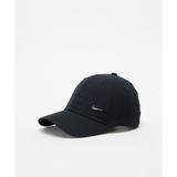 Nike FB5372-010 Siyah Dri-FIT Club Unstructured Metal Swoosh Cap Unisex Şapka