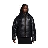 Nike FB8769-010 Siyah Sportswear Classic Puffer Shine Kadın Günlük Therma Fit Şişme Mont