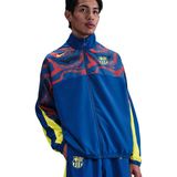 Nike FC Barcelona Strike Special Edition Graphic Erkek Mavi Futbol Ceket FZ1281-431