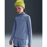 Nike FD2853-499 Dri-FIT Uzun Kollu Çeyrek Fermuarlı Kız Çocuk Üstü - Lila