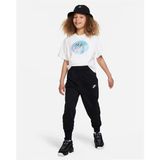 Nike FD2921-010 Sportswear Club Fleece Büyük Kız Çocuk Yüksek Belli Dar Kesim Pantolon - Siyah