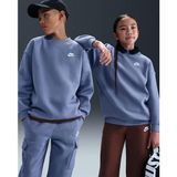 Nike FD2923-499 Sportswear Club Fleece Büyük Çocuk Bol Kesimli Sweatshirt - Lila
