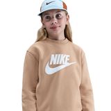 Nike FD2992-200 Bej Sportswear Club Fleece Crew Günlük Stil Çocuk Sweatshirt