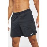 Nike Flex 2 İn 1 Stride Men's Brief Running Shorts Fermuarlı 7" Şort Siyah