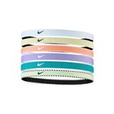 Nike Flex Classic Headbands 6pk Lilac Ice/dusty Cactus/white