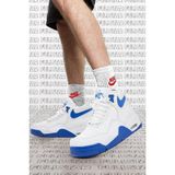 Nike Flight Legacy Mens Leather Sneaker Bilekli Hakiki Deri Spor Ayakkabı - Beyaz