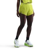 Nike FN2328-389 Yeşil Aeroswift Dri-Fit ADV Mid-Rise Brief-Lined 3 inç Kadın Koşu Şort