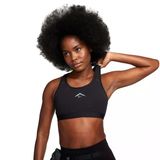 Nike FN2909-010 Dri-Fit Swoosh Siyah Antrenman Kadın Sporcu Sütyeni