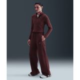 Nike FN3622-652 Sportswear Phoenix Plush High-Waisted Wide-Leg Cozy Fleece Sweatpants Bordo Kadın Eşofman Altı