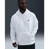Nike FN3859-100 Club Fleece Erkek Kapüşonlu Sweatshirt - Beyaz