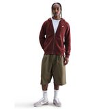 Nike FN3861-619 M NK CLUB BB FZ HOODIE Bordo Erkek Zip Ceket