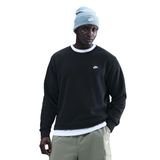 Nike FN3886-010 Siyah Club Fleece Crew Günlük Stil Erkek Sweatshirt