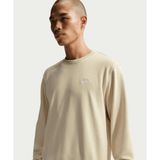 Nike FN3888-229 Club French Terry Crew Sarı Erkek Sweatshirt