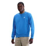 Nike FN3888-435 Mavi Club Fleece Crew Günlük Stil Erkek Sweatshirt