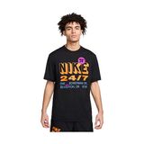 Nike FN3988-010 Siyah M NK DF UV Hyverse SS GFX Günlük Erkek T-Shirt