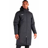 Nike Football Synthetic Fit Loose Fit Jacket Erkek Bol Kesim Kapüşonlu Mont Parka Siyah