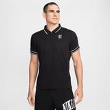Nike FQ2101-010 Court Heritage Tenis Siyah Polo Yaka Erkek T-shirt