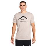 Nike FQ3914-009 Dri-Fit Trail Gri Koşu Erkek T-Shirt