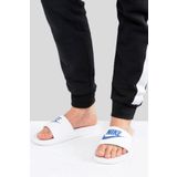 Nike Futura Benassi Slide White-Blue Unisex Beyaz-Mavi Terlik Tek Bantlı