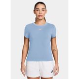 Nike FV5508-407 W NSW NK CHLL KNT MD CRP Mavi Kadın T-Shirt