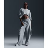 Nike FV7512-063 Sportswear Low-Rise Oversized French Terry Open-Hem Pants Gri Kadın Eşofman Altı