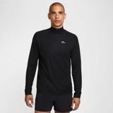 Nike FV9994-010 Siyah Dri-Fit Trail Midlayer Half-Zip Erkek Koşu Sweatshirt