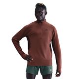 Nike FV9994-218 Dri-Fit Trail Midlayer Half-Zip Bordo Koşu Erkek Sweatshirt