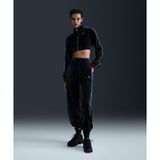 Nike FZ3682-010 Sportswear Collection Mid-Rise Velour Sweatpants Siyah Kadın Eşofman Altı