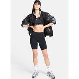Nike FZ6758-010 W NK DF ONE HR 8IN PKT S Siyah Regular Fit Kadın Tayt