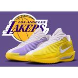 Nike G.t. Cut 3 Turbo Los 'angeles Lakers' Profesyonel Basketbol Ayakkabısı-Sportxstore - Mor - Sarı