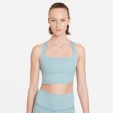 Nike Gingham Crop Tank Kadın Atlet - Turkuaz - XS