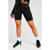 Nike Go Women's High Rise 8" Biker Shorts With Pockets Kadın Lazer Kesim Yükske Bel 6 Cepli Tayt Şort Siyah