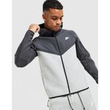Nike Gri Tech Fleece Windrunner Erkek Ceket-Sportxstore - Gri - Açık Gri