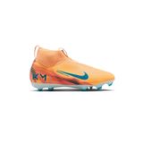 Nike HF3417-801 Turuncu Jr Mercurial Superfly 10 Academy Kylian Mbappe FG/MG Çocuk Futbol Krampon