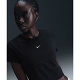 Nike HF9538-011 Sportswear Chill Knit Cropped Siyah Kadın T-Shirt