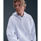 Nike HJ1816-057 Club Fleece Oversized French Terry Pullover Hoodie Mor Erkek Sweatshirt