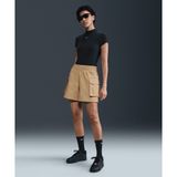 Nike HM6982-297 Yeşil Bermuda Sportswear Essential Woven High Waisted 5 Cargo Shorts Kadın Şort