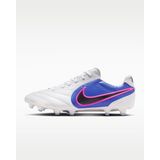 Nike HQ3158 Tiempo Ligera Pro Fg Krampon Beyaz-Mavi - Beyaz - Mavi